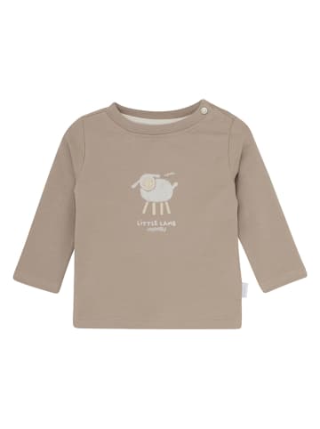 Noppies Longsleeve lichtbruin/grijs