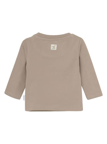 Noppies Longsleeve lichtbruin/grijs