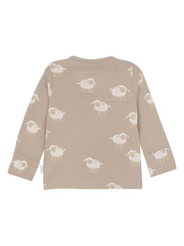 Noppies Longsleeve lichtbruin/grijs