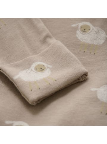 Noppies Longsleeve lichtbruin/grijs