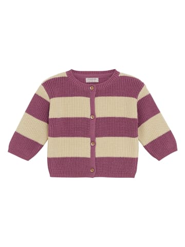 Noppies Cardigan in Lila/ Beige