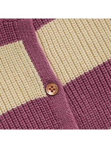 Noppies Vest paars/beige