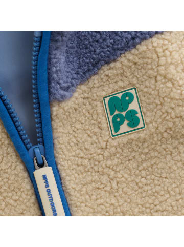Noppies Fleece bodywarmer beige/blauw