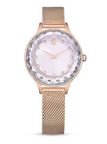 Swarovski Quarzuhr in Roségold/ Weiß