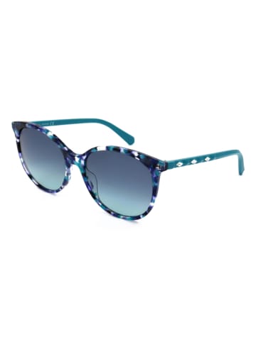 Swarovski Damen-Sonnenbrille in Blau-Türkis
