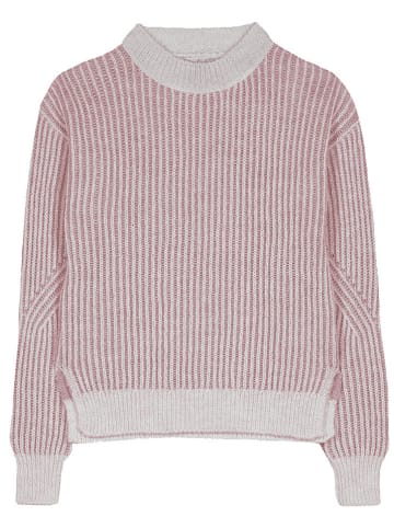 Herrlicher Pullover "Liannie" in Creme/ Rosa