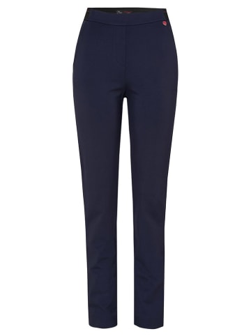 Relaxed by TONI Spodnie "Alice" w kolorze granatowym