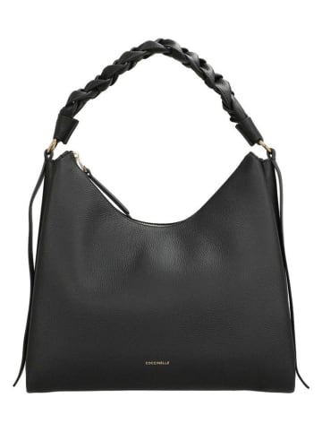 COCCINELLE Leren schoudertas zwart - (B)34 x (H)23 x (D)11 cm