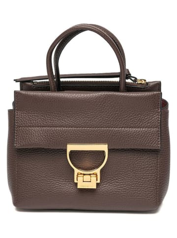 COCCINELLE Skórzana torebka w kolorze brązowym - 19,5 x 16 x 12 cm