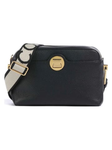 COCCINELLE Leren schoudertas zwart - (B)24 x (H)17 x (D)9 cm