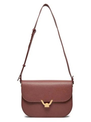 COCCINELLE Leder-Umhängetasche in Hellbraun - (B)27 x (H)20 x (T)8 cm