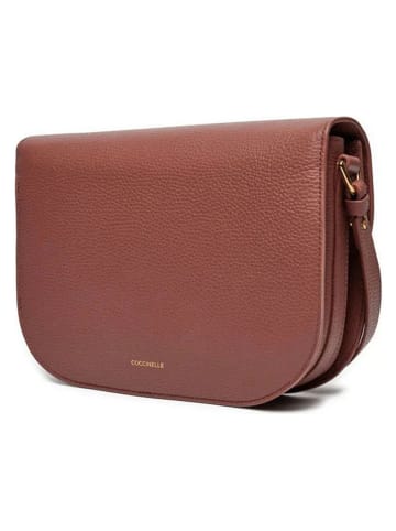 COCCINELLE Leren schoudertas lichtbruin - (B)27 x (H)20 x (D)8 cm