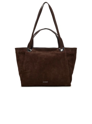 COCCINELLE Leren schoudertas bruin - (B)35 x (H)29 x (D)19 cm