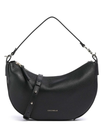 COCCINELLE Leren schoudertas zwart - (B)26 x (H)17 x (D)5 cm