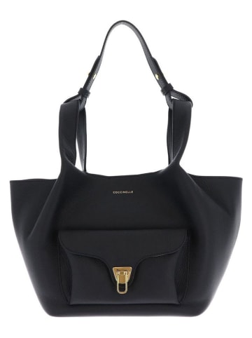 COCCINELLE Leren shopper zwart - (B)36 x (H)22 x (D)10 cm