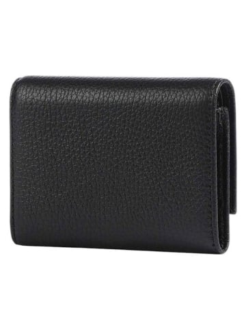 COCCINELLE Skórzany portfel w kolorze czarnym - 12 x 9 x 3 cm