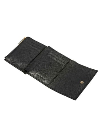 COCCINELLE Leren portemonnee zwart - (B)12 x (H)9 x (D)3 cm