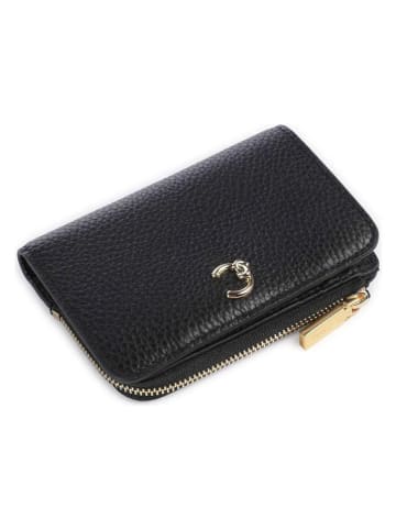 COCCINELLE Skórzany portfel w kolorze czarnym - 13 x 9 cm