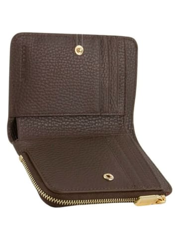 COCCINELLE Leder-Geldbörse in Braun - (B)13 x (H)9 cm