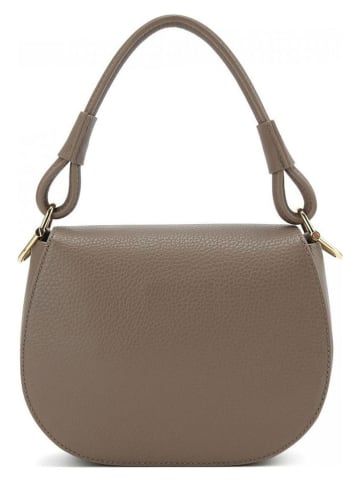 COCCINELLE Leder-Schultertasche in Taupe - (B)21 x (H)16 x (T)6 cm