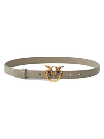 Pinko Leren riem taupe