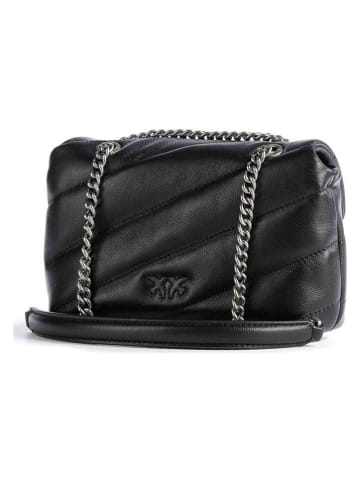 Pinko Leren schoudertas zwart - (B)18 x (H)13 x (D)7 cm