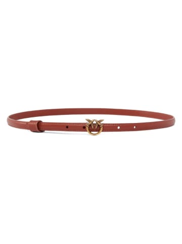 Pinko Leren riem rood