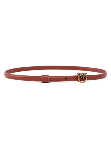 Pinko Leren riem rood
