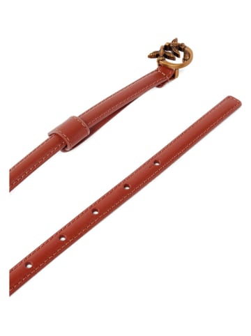 Pinko Leren riem rood