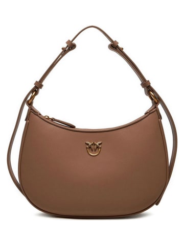 Pinko Leren schoudertas lichtbruin - (B)26 x (H)17 x (D)7 cm