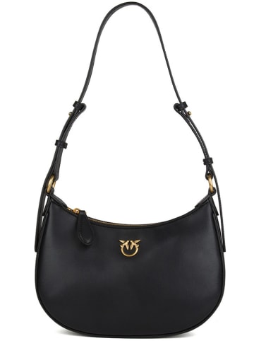 Pinko Leren schoudertas zwart - (B)27 x (H)17 x (D)7 cm