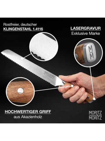 Moritz & Moritz Broodmes lichtbruin - (L)33 cm