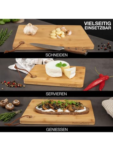 Moritz & Moritz Deski (3 szt.) w kolorze jasnobrązowym do krojenia