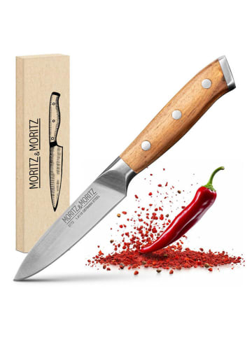 Moritz & Moritz Nóż w kolorze jasnobrązowym do warzyw - dł. 20 cm