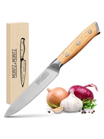 Moritz & Moritz Nóż uniwersalny w kolorze jasnobrązowym - dł. 23 cm