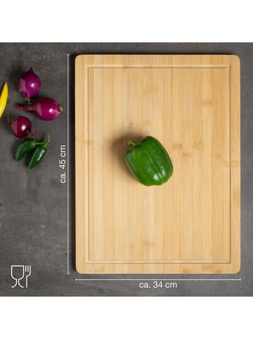 Moritz & Moritz Schneidebrett in Hellbraun - (L)45 x (B)34 cm