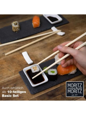 Moritz & Moritz 22tlg. Sushi-Set in Schwarz/ Weiß