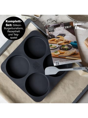 Moritz & Moritz 3-częściowy zestaw w kolorze czarnym do pieczenia bułek