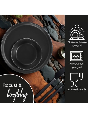 Moritz & Moritz 18-delige serviesset "Nordic" zwart