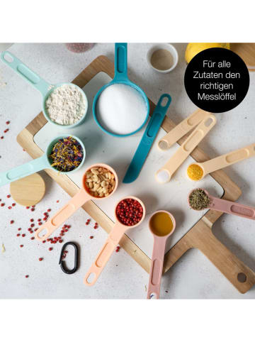 Moritz & Moritz 10-delige set: maatlepels meerkleurig - (L)19 cm