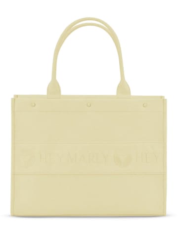 Hey Marly Torebka "Signature" w kolorze żółtym - 41 x 33 x 16 cm