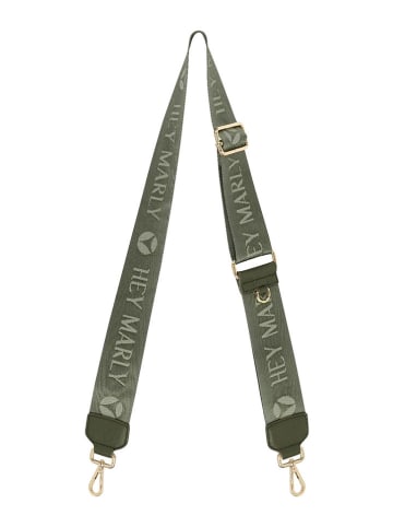 Hey Marly Umhängeriemen "Signature" in Grün - (L)125 cm