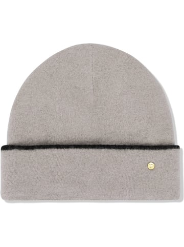Hey Marly Wełniana czapka beanie "Classic" w kolorze szaro-czarnym