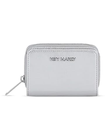 Hey Marly Geldbörse "Sleek Petite" in Silber - (B)14 x (H)9 x (T)4,5 cm