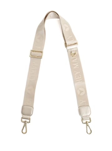 Hey Marly Schouderriem "Signature" goudkleurig - (L)125 cm