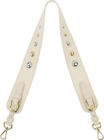 Hey Marly Pasek "Stud" w kolorze kremowym do torebki - dł. 67,5 cm