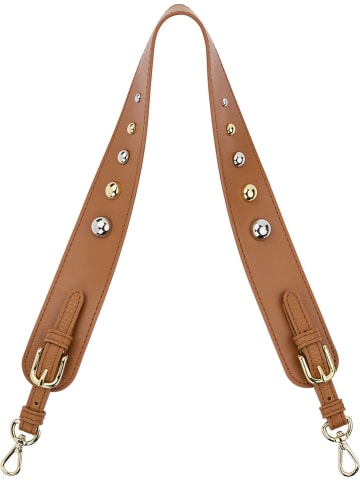 Hey Marly Pasek "Stud" w kolorze jasnobrązowym do torebki - dł. 67,5 cm