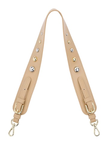 Hey Marly Pasek "Stud" w kolorze beżowym do torebki - dł. 67,5 cm