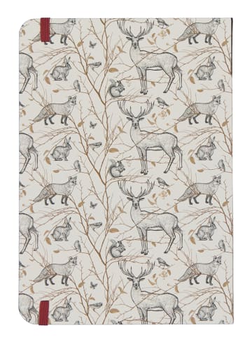 ars edition Notizbuch "Waldtiere" in Creme - A5