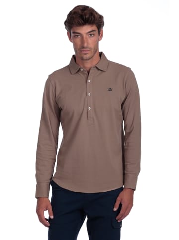 The Time of Bocha Poloshirt in Hellbraun